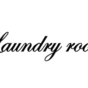Laundry room – Muursticker