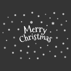 Kerst raamsticker “Merry Christmas” met 50 Sneeuwvlokken – Witte herbruikbare raamdecoratie Kerstmis