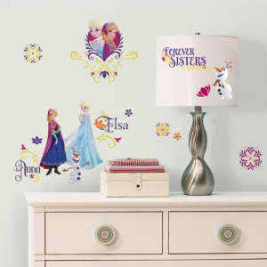 Anna & Elsa Frozen muurstickers