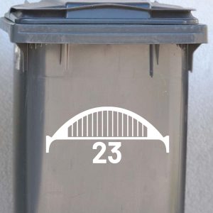 Container sticker Nijmegen Waalbrug