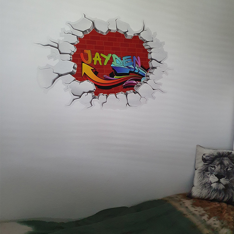 Muursticker graffiti met naam - Afbeelding 4