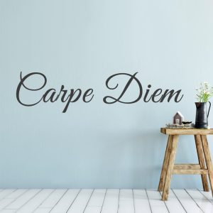 Muursticker Carpe Diem / muurtekst