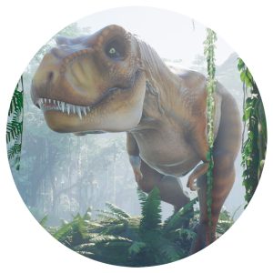 Dino behangcirkel zelfklevend