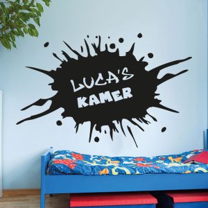 Muursticker graffiti naam