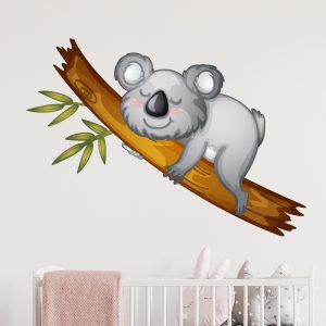 Muursticker koala beer