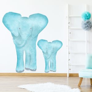 Muursticker olifant babykamer