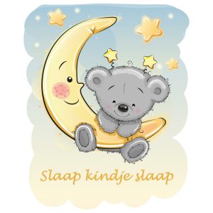 Muursticker “Slaap kindje slaap”