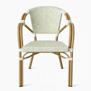 Silla Bistro Parisina Montaigne con Brazos – Bamboo Look