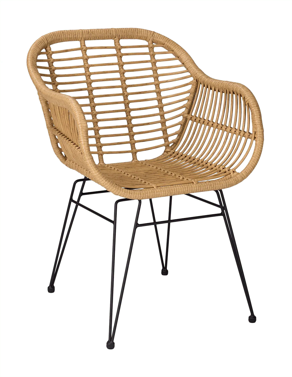 Silla comedor ratán natural Feber - Afbeelding 3