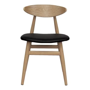 Silla de comedor estilo danés natural Dalma