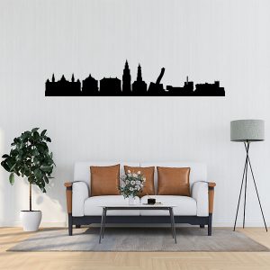 Skyline Groningen – Muursticker