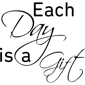 Each day – Muursticker