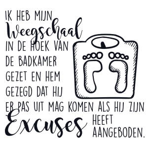 Weegschaal – Muursticker