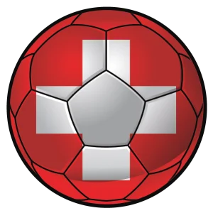 Voetbal Zwitserland – Muurcirkel sticker