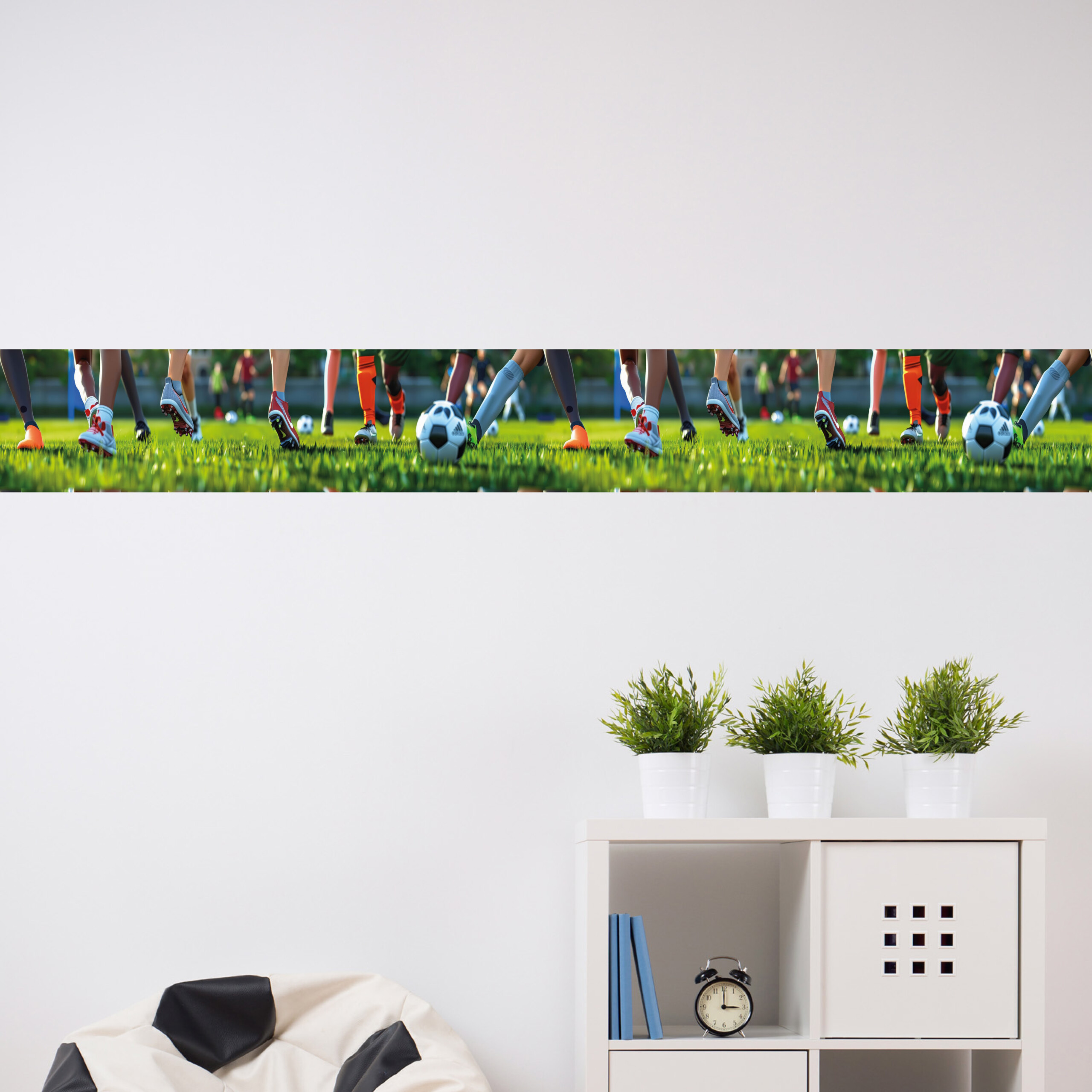 Zelfklevende behangrand aan het voetballen - Afbeelding 3